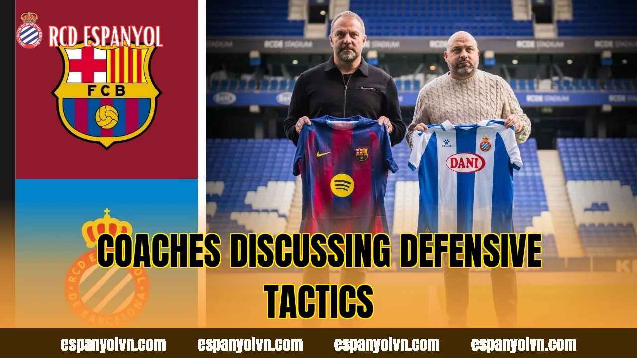 Coaches discussing defensive tactics