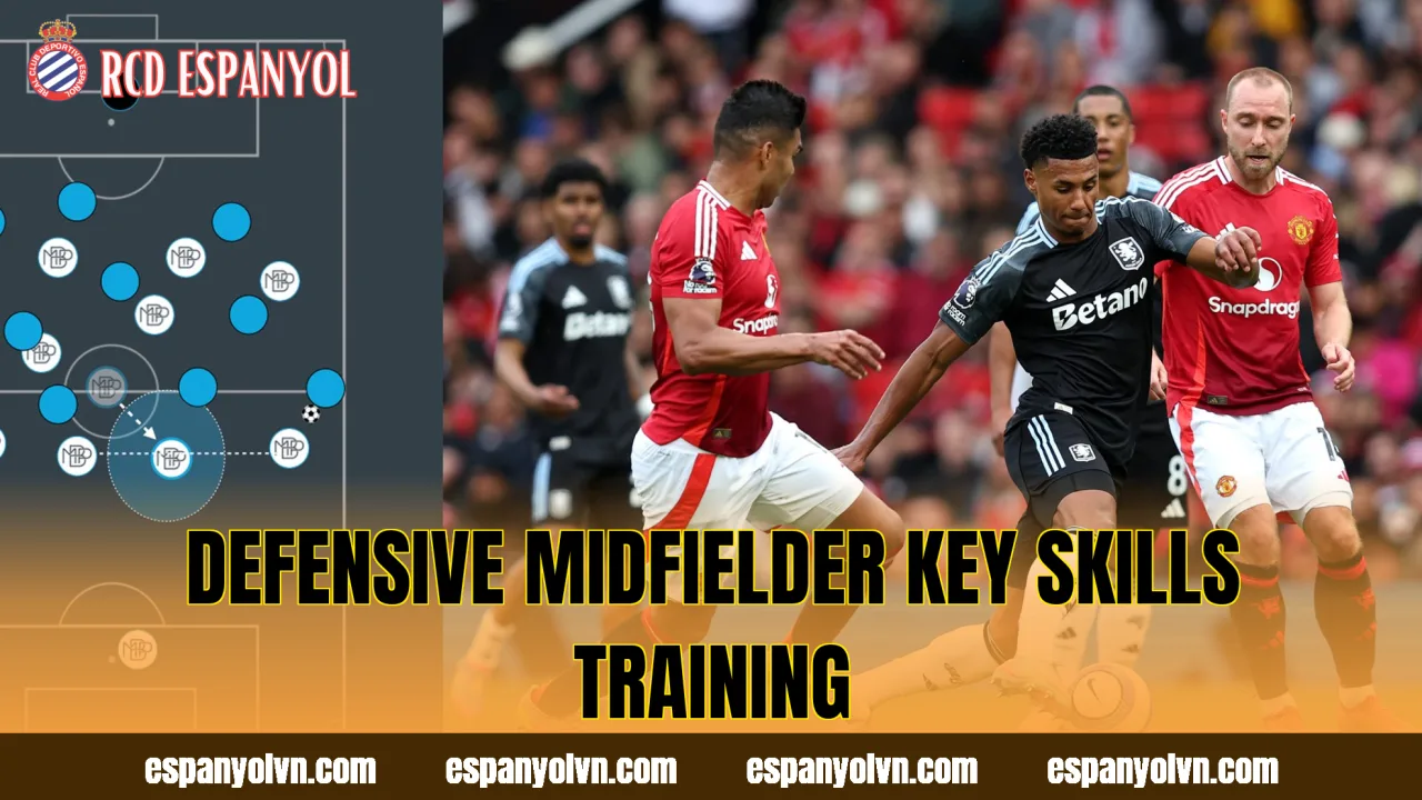 Defensive midfielder key skills training
