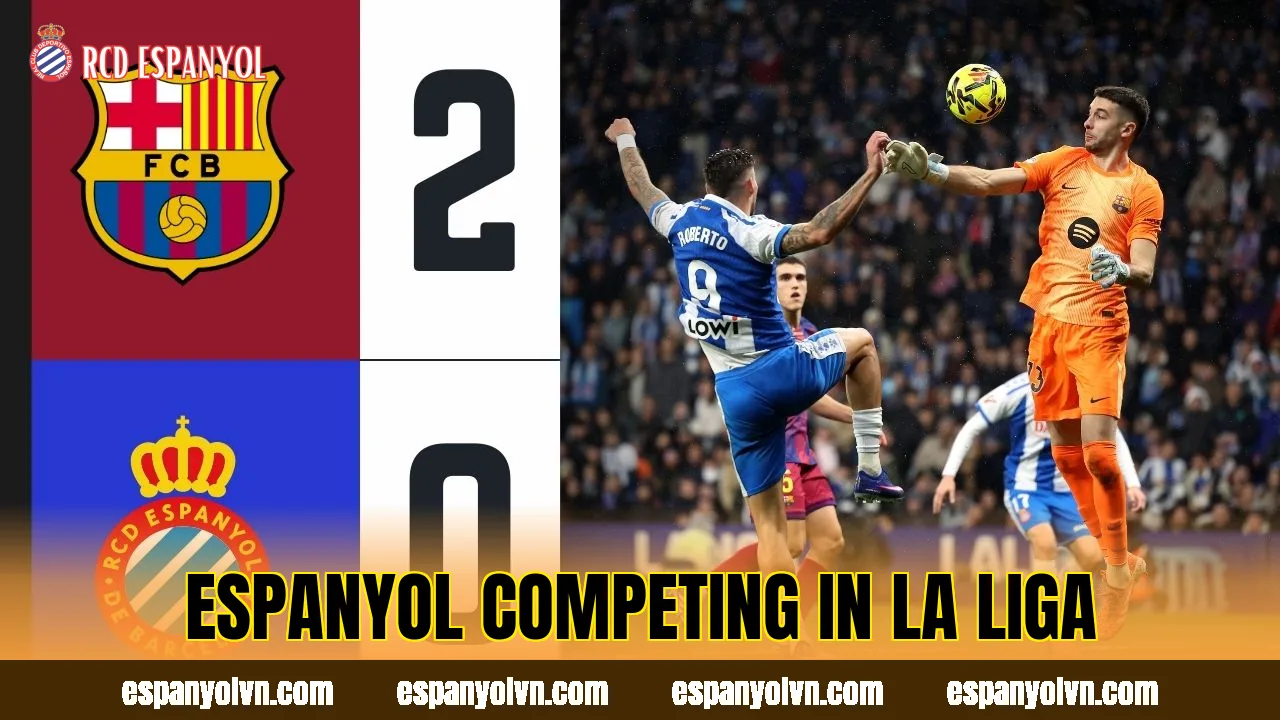 Espanyol competing in La Liga