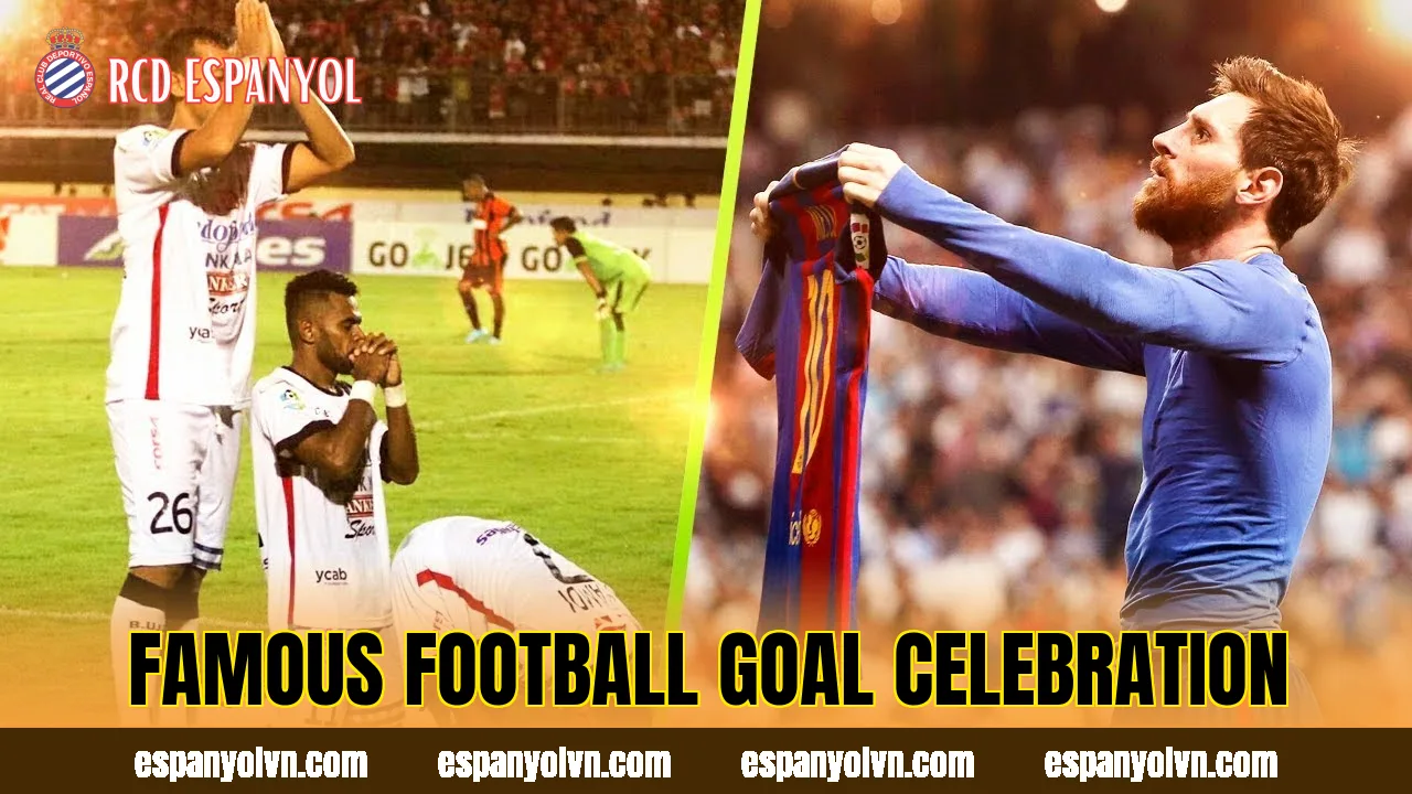 Famous football goal celebration