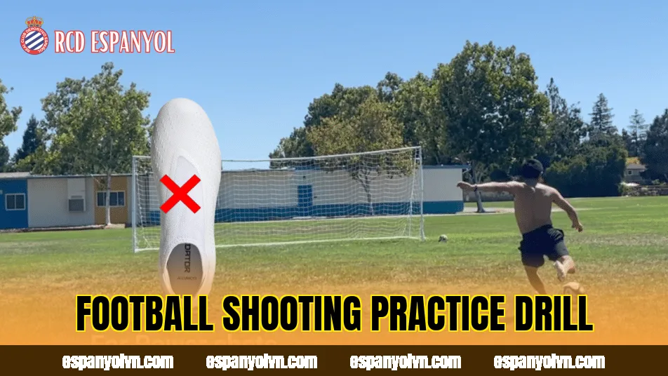 Football shooting practice drill
