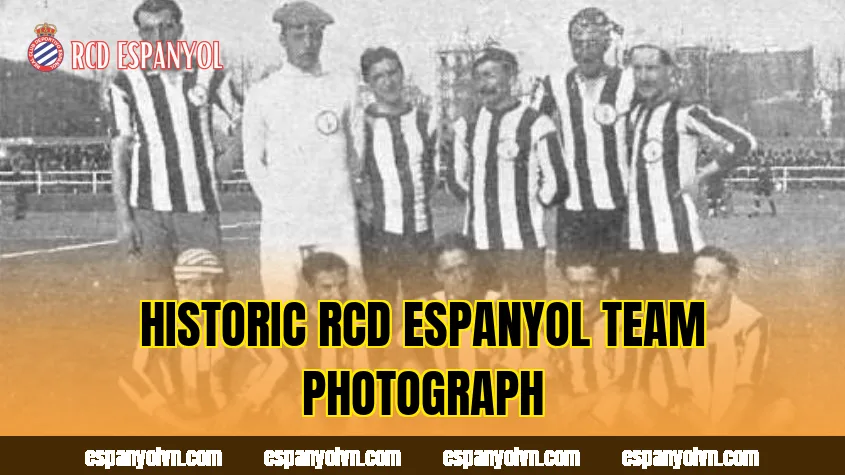 Historic RCD Espanyol team photograph