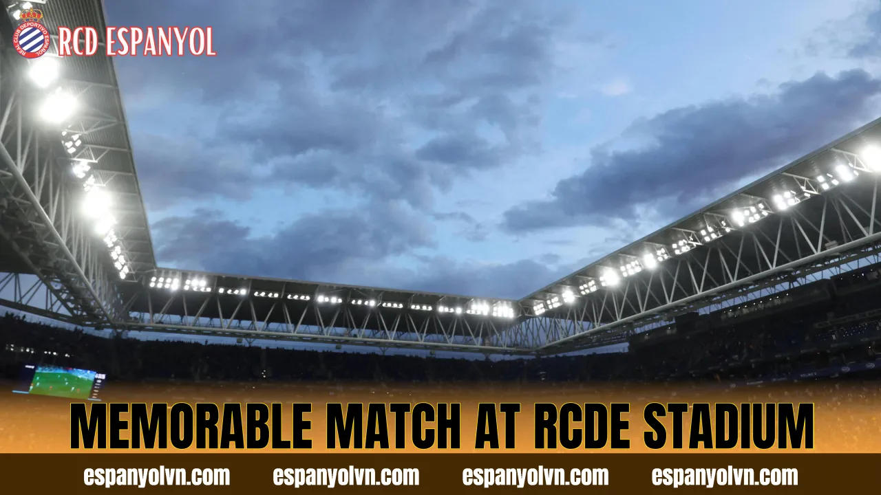 Memorable match at RCDE Stadium
