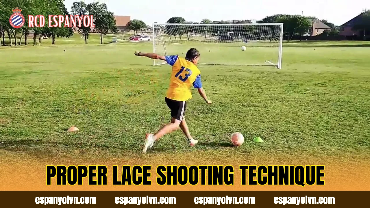 Proper lace shooting technique