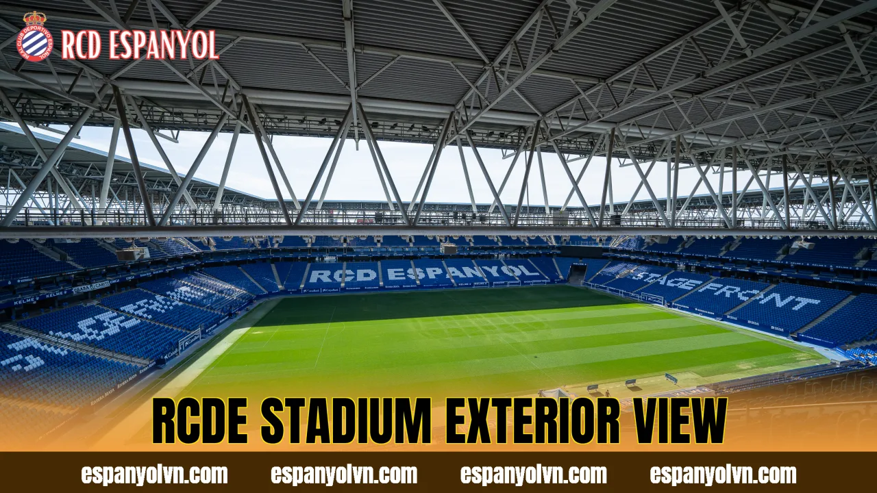 RCDE Stadium exterior view
