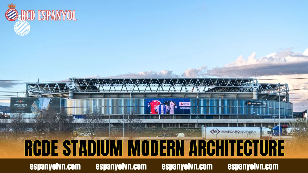 RCDE Stadium modern architecture