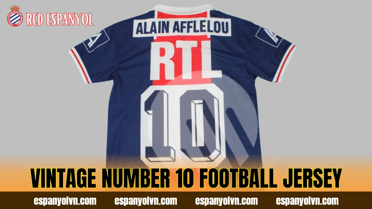 Vintage number 10 football jersey