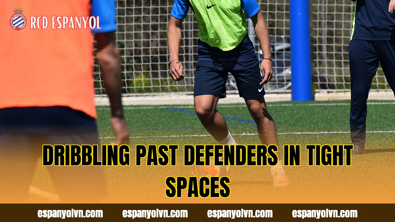 Dribbling past defenders in tight spaces