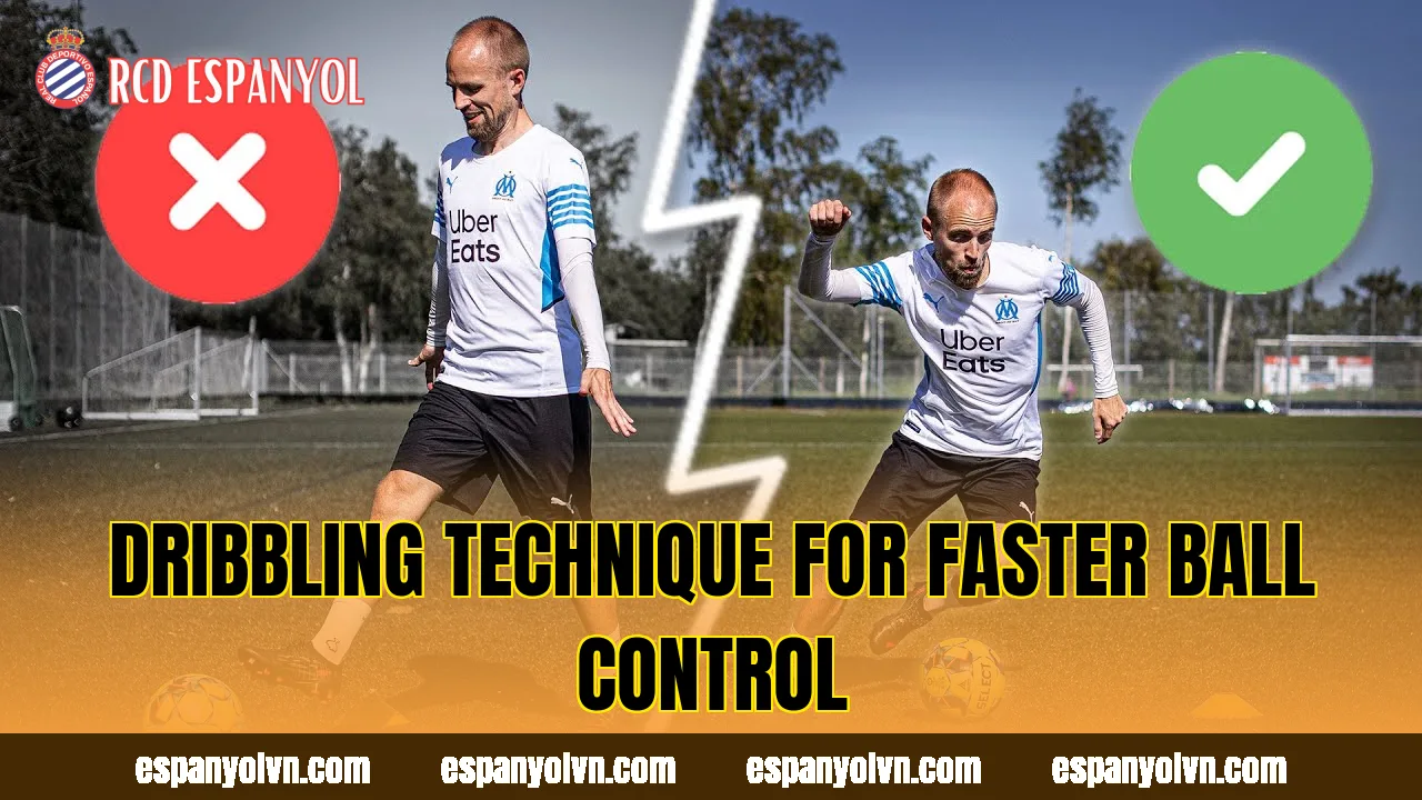 Dribbling technique for faster ball control