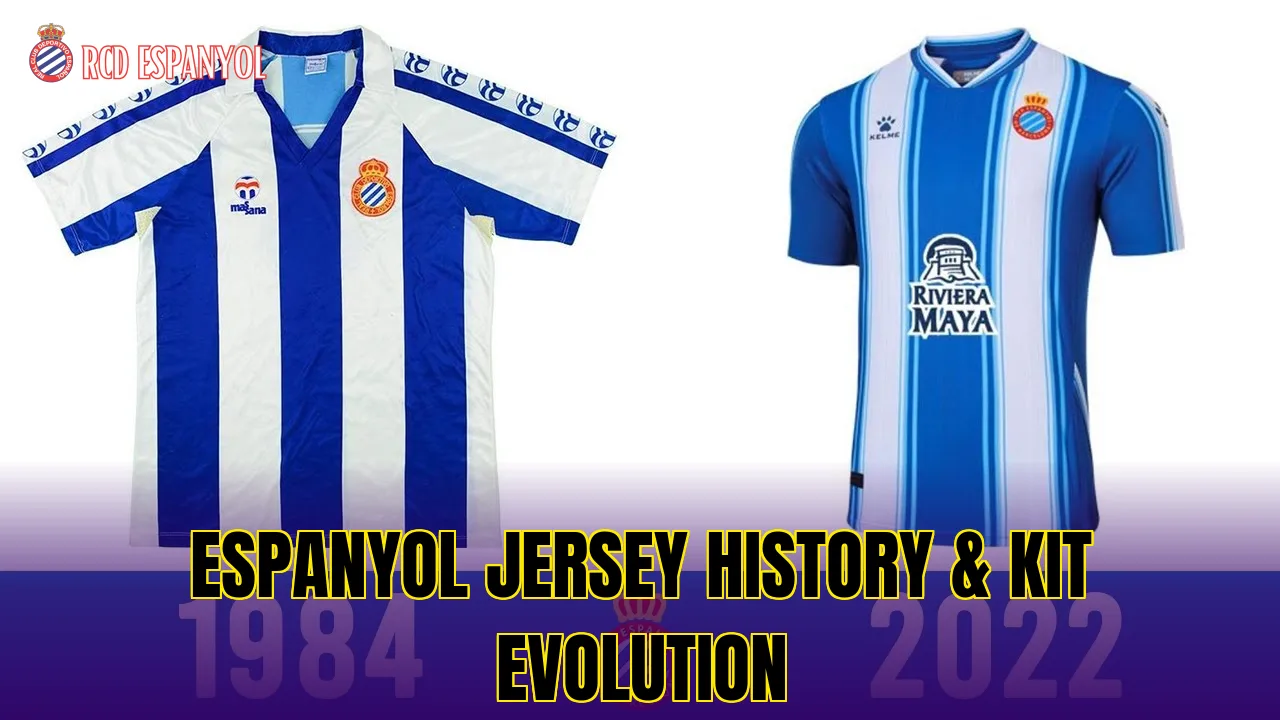 Espanyol Jersey History & Kit Evolution